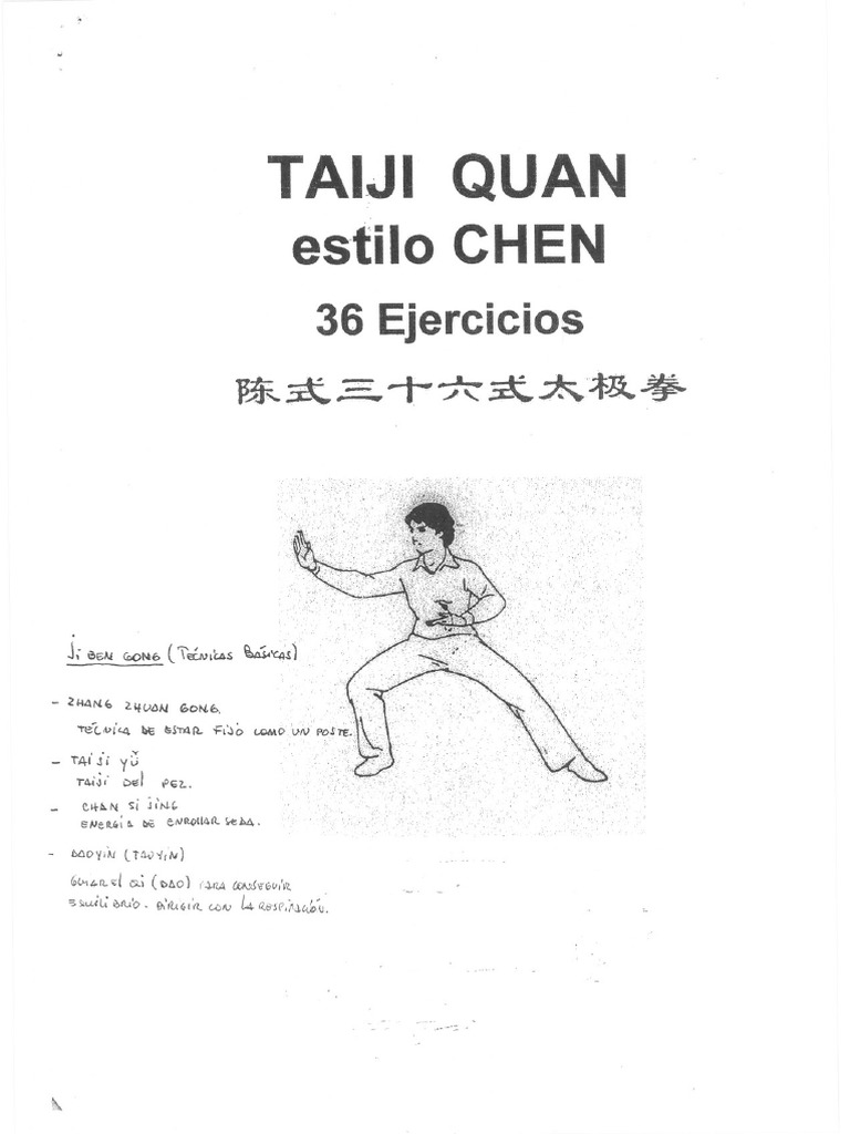 Taichi Chen 36 Ejercicios | PDF