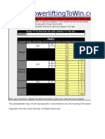 ProgrammingToWin Workout Calculator v1.3