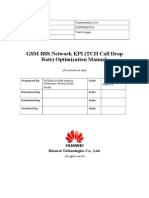GSM BSS Network KPI (TCH Call Drop Rate) Optimization Manual V1.0