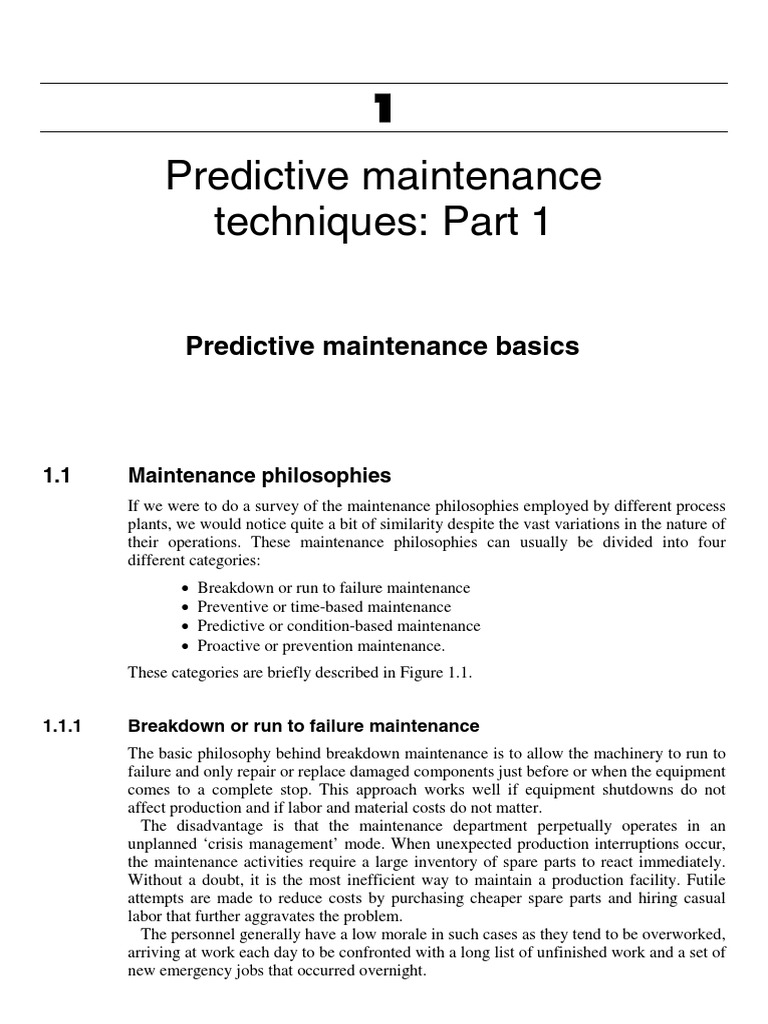 Predictive Maintenance Techniques Explained | PDF | Waves | Wavelength