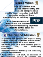 DepEd Vision, Mission and Core Values