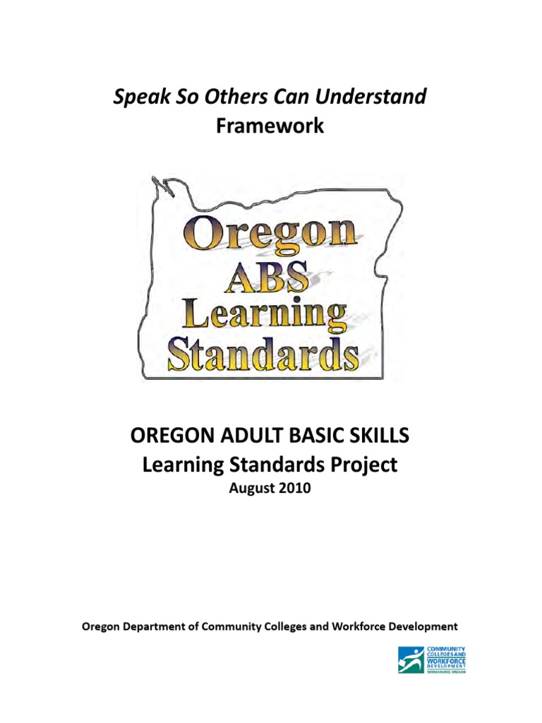 Speak Framework Pdf English Language Vocabulary