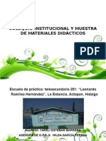 Coloquio Institucional y Muestra de Materiales Didácticos