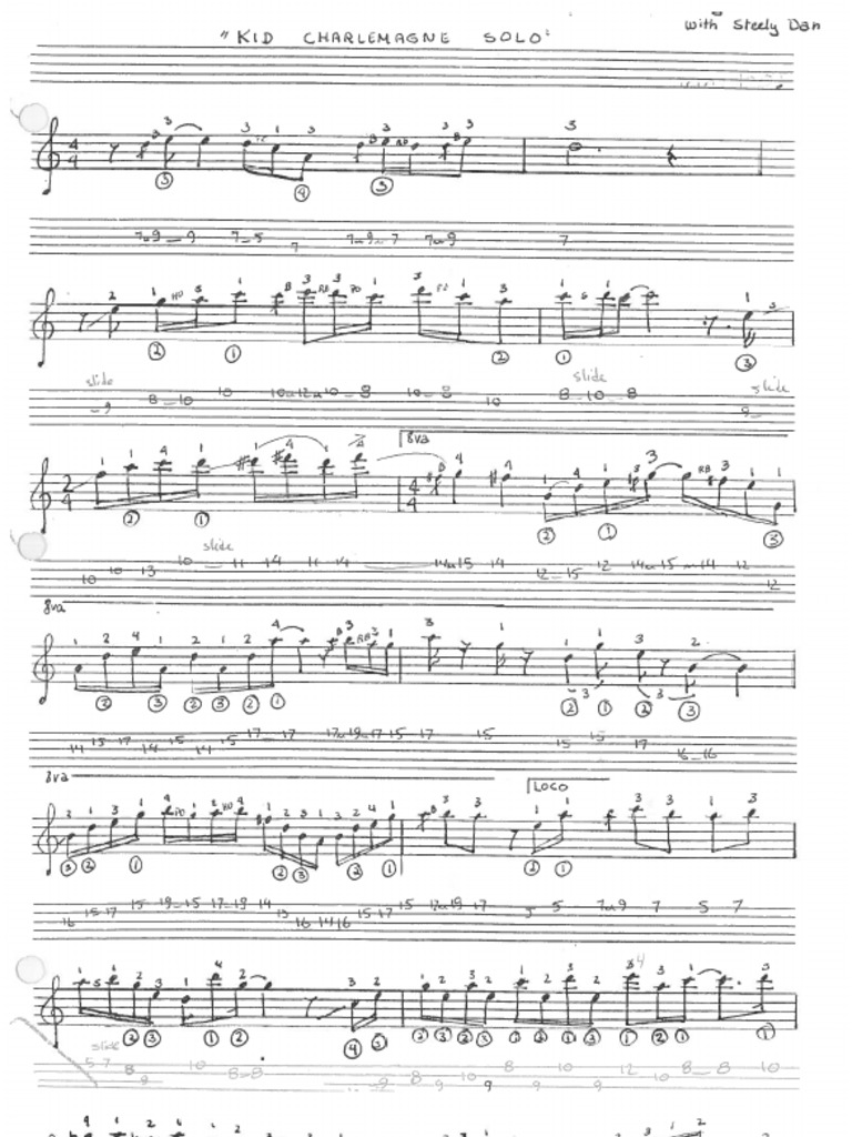 Kid Charlemagne (Solo)