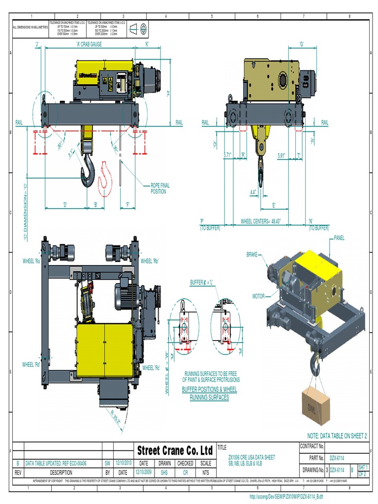 Street Crane Co. LTD: Buffer Positions & Wheel Running