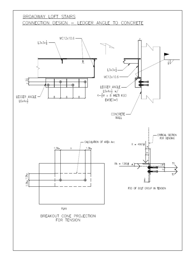 Broadway Ledger Angles Strength Of Materials Screw