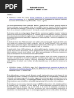 Políticas Educativas