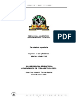 Syllabus de Cementacion Petrolera Gestion I-2013-D