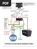 Stator Mod-Floating Ground Honda Wave100 XRM110