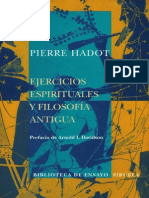 Ejercicios Espirituales y Filosofia Antigua