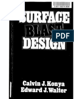 Surface Blast Design by Walter and Konya - 1990