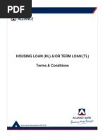 Alliance Housing Loan Term Loan Terms Conditions