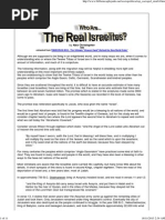 Who Are the Real Israelites_not the Ones You Think