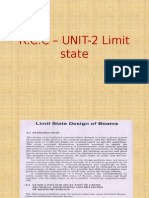 R.C.C - UNIT-2 Limit State