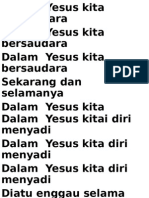 Dalam Yesus Kita Bersaudara