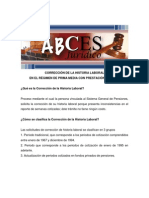 ABCES Correccion de Historia Laboral