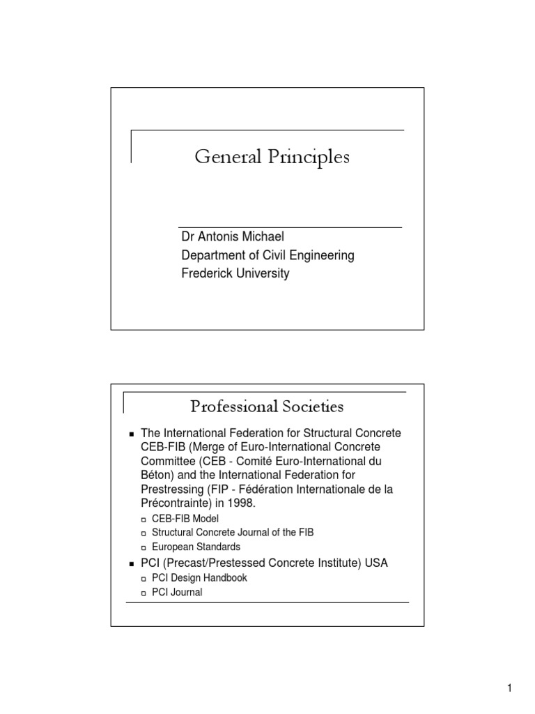 General Principles of Prestressed Concrete | PDF | Prestressed Concrete ...