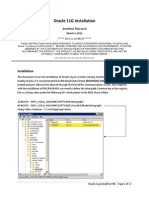 Oracle 11G Installation