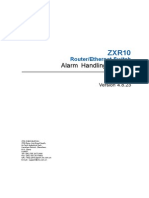 Alarm Handling Manual Zte