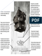 The Cabin in The Woods Film Poster Analysis