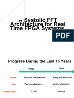 A Systolic FFT Architecture For Real Time FPGA Systems