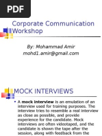 Download Corporate Communication Workshop by anmol SN27078400 doc pdf