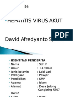 David Afredyanto, Home Visite (HEPATITIS VIRUS AKUT)