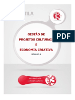 Apostila - Modulo 1 - Gestao Cultural Economia Criativa - 2012
