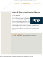 Chapter 3. Mathematical Modeling of Signals - Fundamentals of Statistical Signal