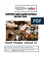 Cblm Lg Gr. 8- Tle Food Trades (Level i)