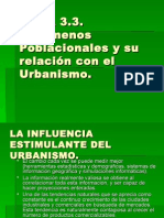 Fenómenos poblacionales y su relación con el urbanismo