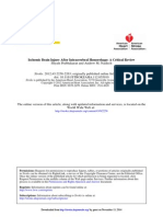 Ischemic Brain Injury After Intracerebral Hemorrhage