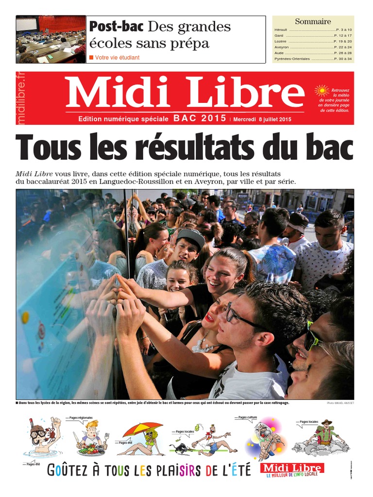 Edition Du Soir Spéciale Bac 2015