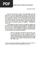 Da Possibilidade de Que a Musica Seja Um Vicio