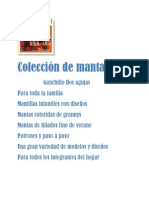 Colección de Mantas Ganchillo y Dos Agujas