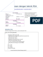 Enkripsi Pesan Dengan Teknik RSA