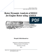 RotorDynamic Analyis of Rm21 Enginer