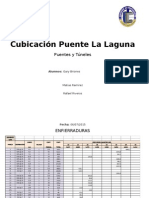 Cubicación Puente La Laguna