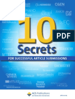 ACS Top-10-Secrets for Article Submissions