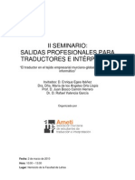 AMETI - II Seminario Salidas Profesionales