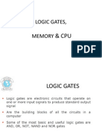 Logic Gates,CPU Nd Memory