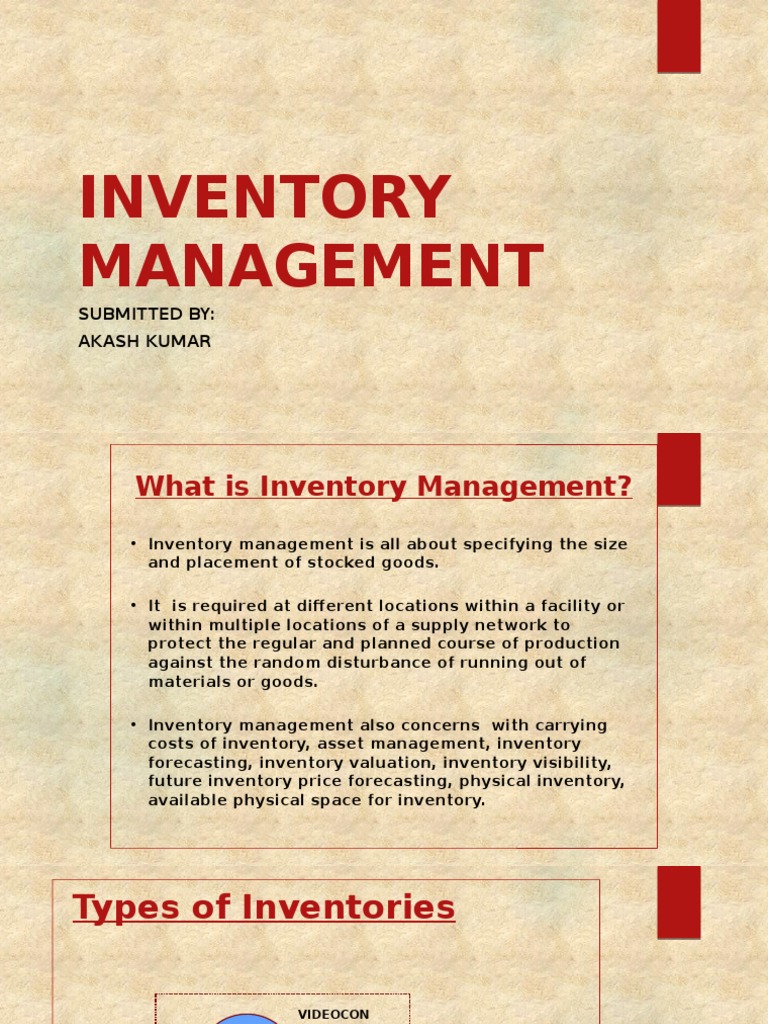 Inventory Management Essentials Guide | PDF | Inventory | Market ...