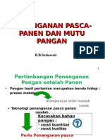 Penanganan Pascapanen Pengolahan Dan Mutu Pangan