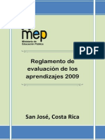 Reglamento de Evaluacion - REA 2009