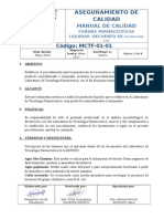 Sop Recuento de Escherichia Coli en Líquidos