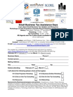 SBTA Flyer and Registration Form