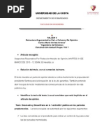 Taller Articulo de opinion