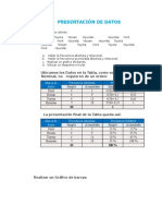 Presentación de Datos