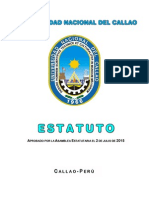 Estatuto de la Universidad Nacional del Callao 2015