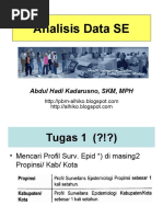 Download Slide II - Analisis Data Surveilans Epidemiologi by abd hadi kadarusno SN27084730 doc pdf